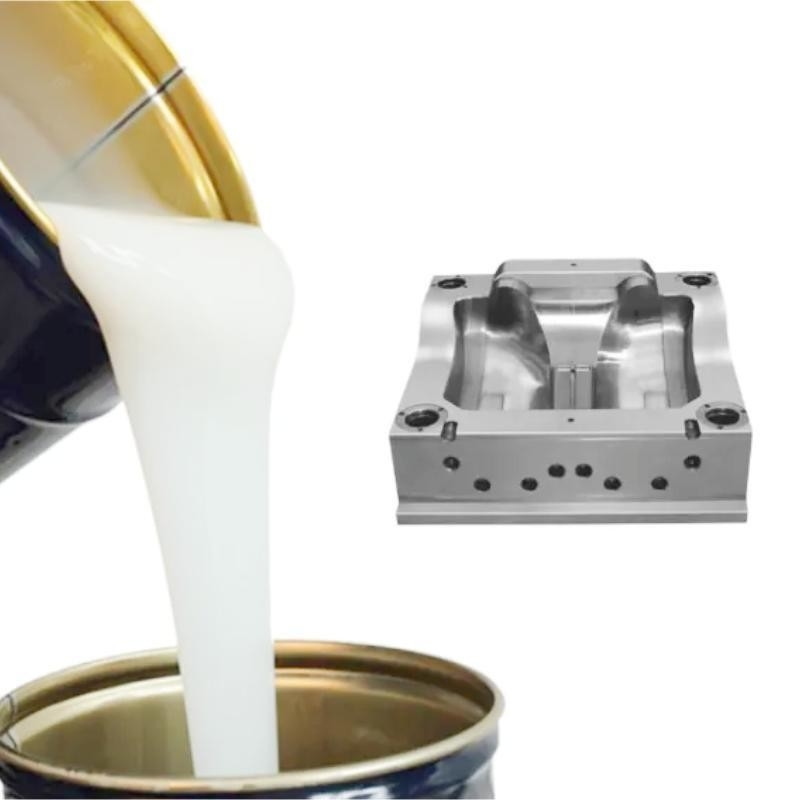 Laag Inkrimpings Wit Vloeibaar Silicone voor Vorm die 300%-Verlenging voor Olieboor maken