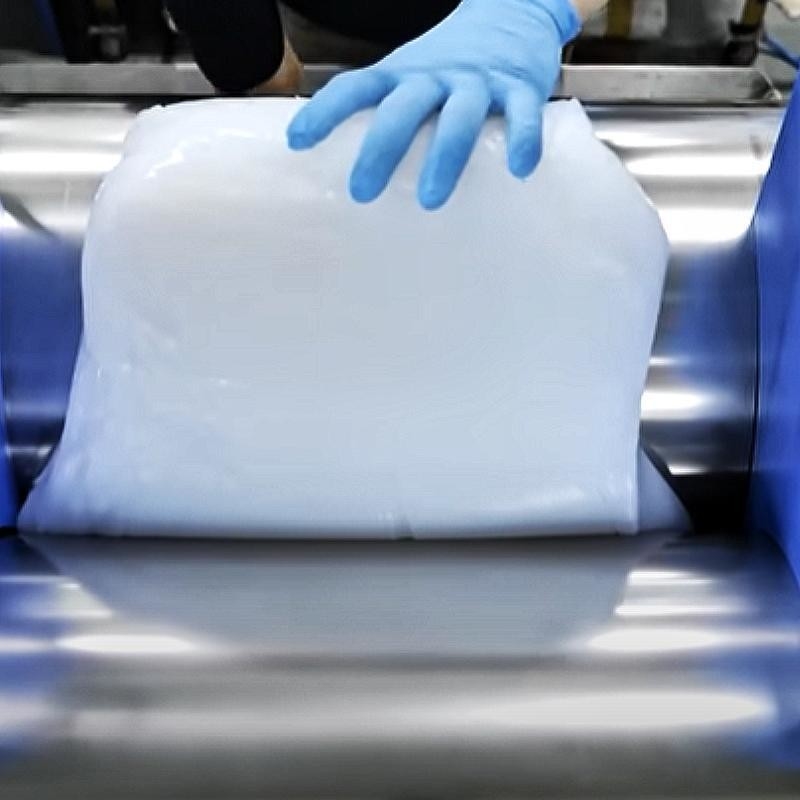 van het de Spannings het Vastgestelde MVQ Silicone van 7.5Mpa 8% Witte Silicone Rubber6.5mpa voor Automobieldelen