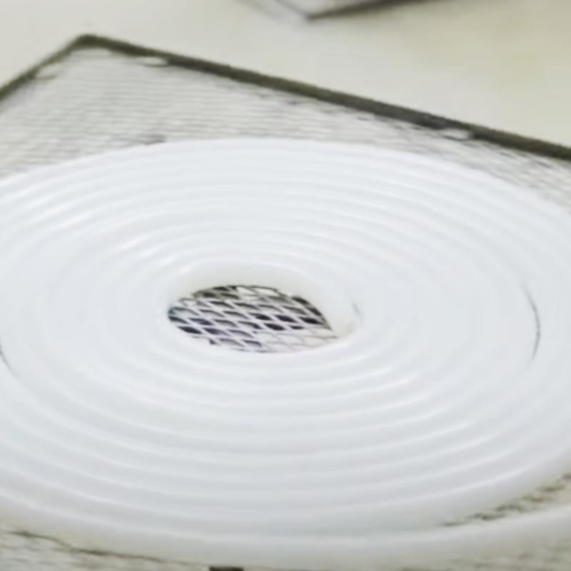 Het neutrale Smaak en Geurmvq Rubber van het Silicone7.5mpa Witte Silicone voor Uitdrijving