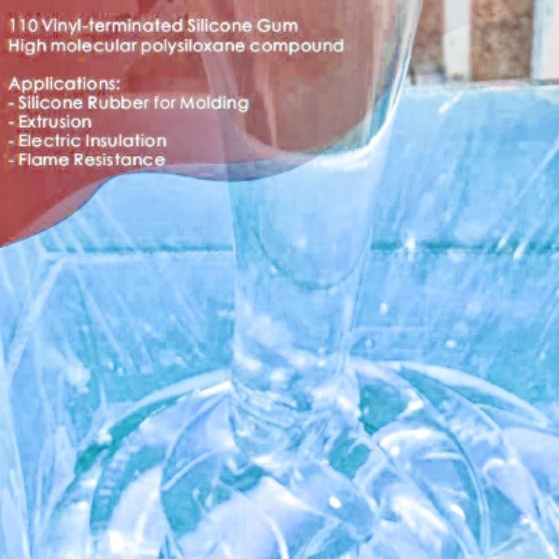 De kleurloze Vinyl Geëindigde Hoogte van VMQ MVQ - moleculaire Polysiloxane-Samenstelling 110 112